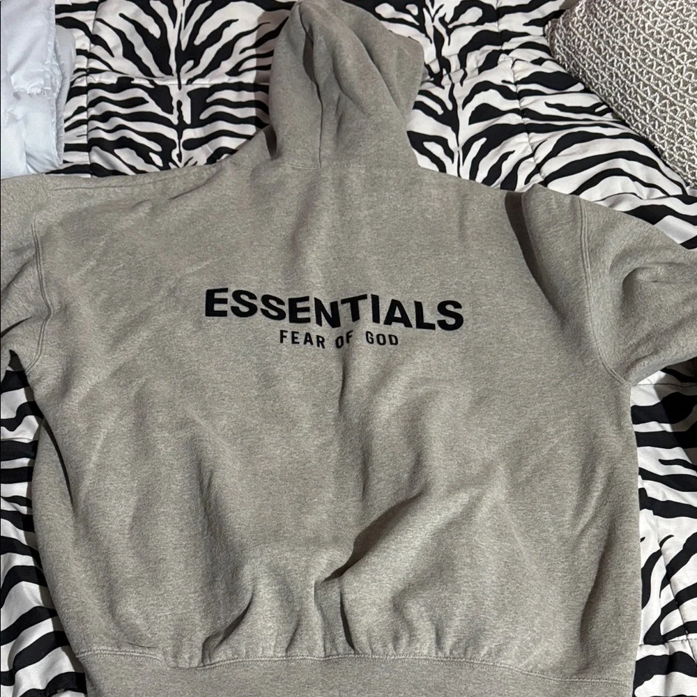 Essentials Gray Hoodie - Picture 3 of 3